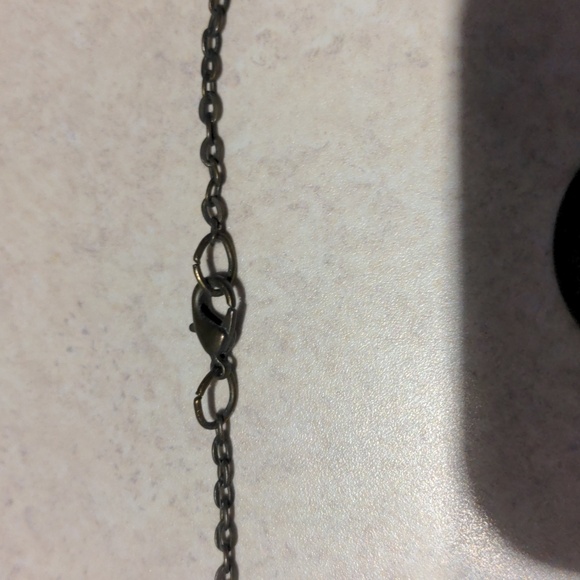 4/$20 Long mixed metal copper brass bronze silver necklace - Picture 3 of 4